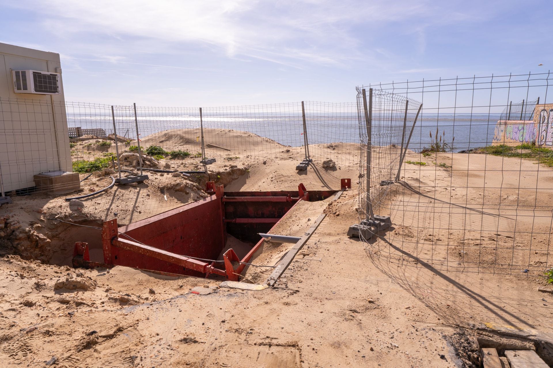 Así está la playa de El Portil a 54 días de la Semana Santa