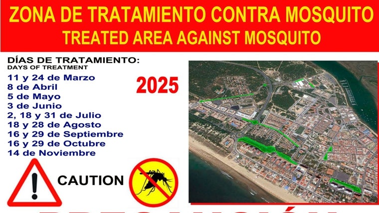 Punta Umbría se pone seria contra los mosquitos