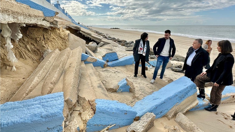 Matalascañas se queda sin parte de su paseo marítimo: «Se veía venir»