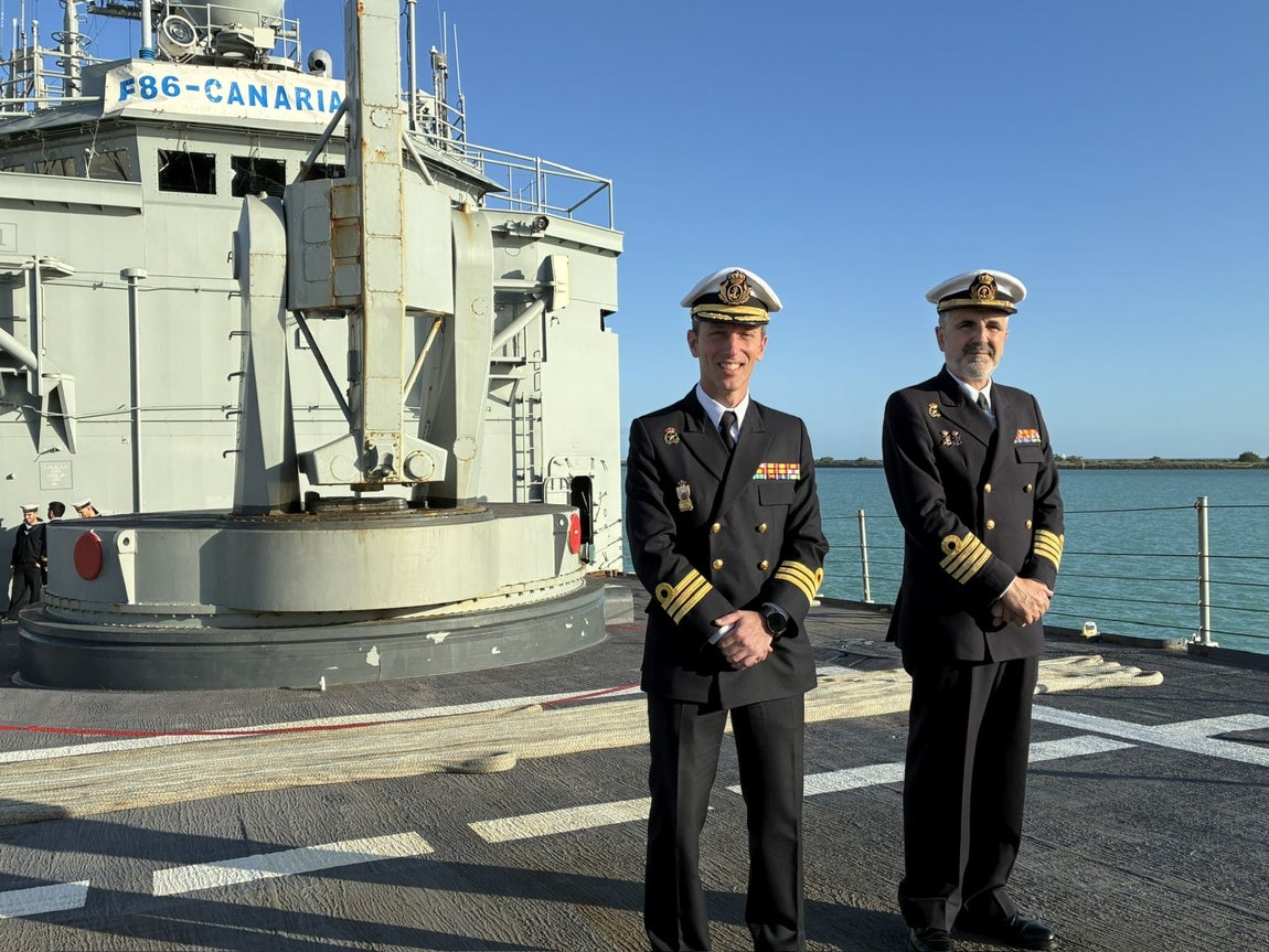 La escala en Huelva de la Fragata Canarias, en imágenes
