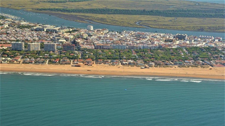 La playa urbana de Punta Umbría