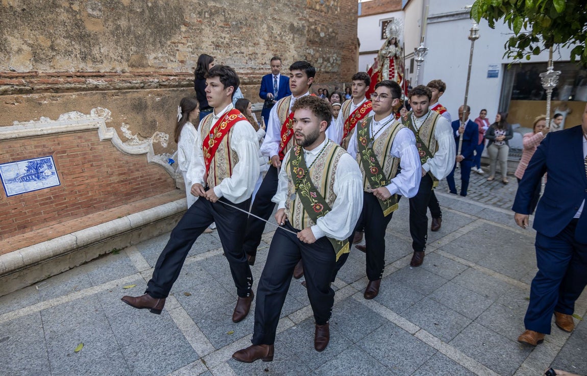 La procesión de la Virgen de Albricias en El Cerro de Andévalo, en imágenes