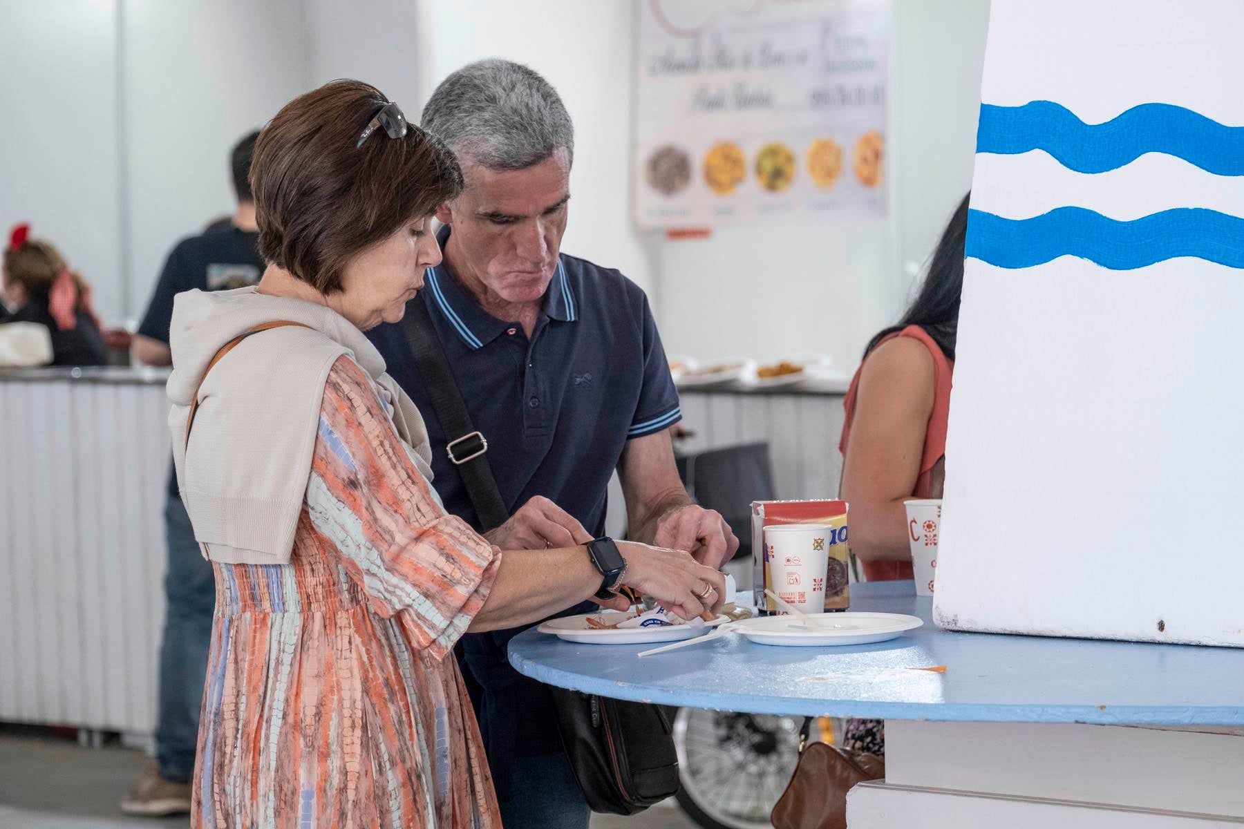 La jornada inaugural de la Feria de la Gamba de Punta Umbría, en imágenes