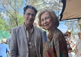 La Reina Sofía asistió a la presentación del Festival Internacional del Burro que se celebrará en Rociana