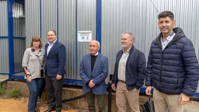 La planta ya está plenamente operativa y abastece de agua potable a los cerca de 900 habitantes del municipio