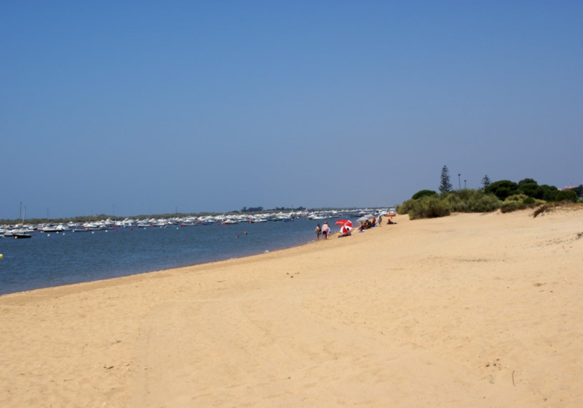 Playa de San Miguel, en el término municipal de Cartaya