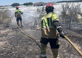 Cinco incendios en cuatro días en Moguer y Lucena sin una explicación clara