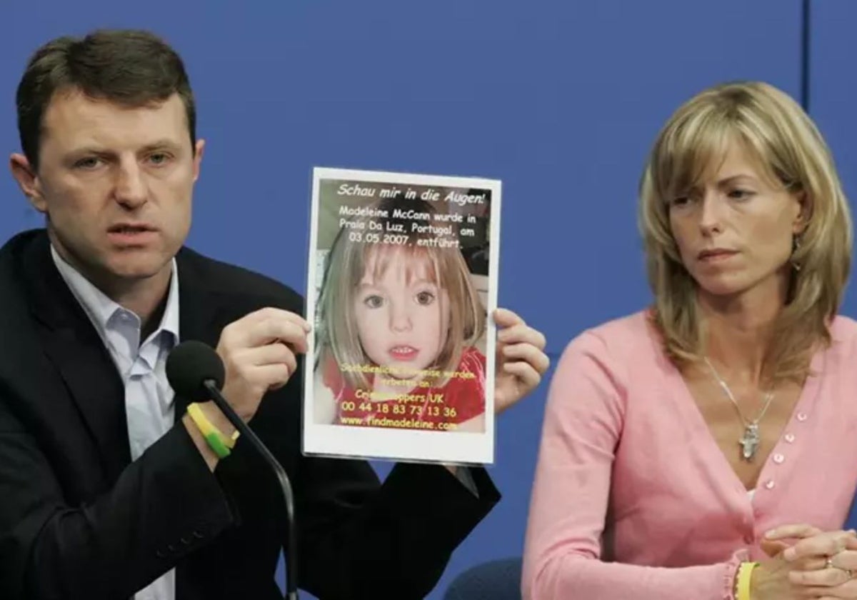 Imagen de archivo de los padres de Madeleine McCann en Alemania