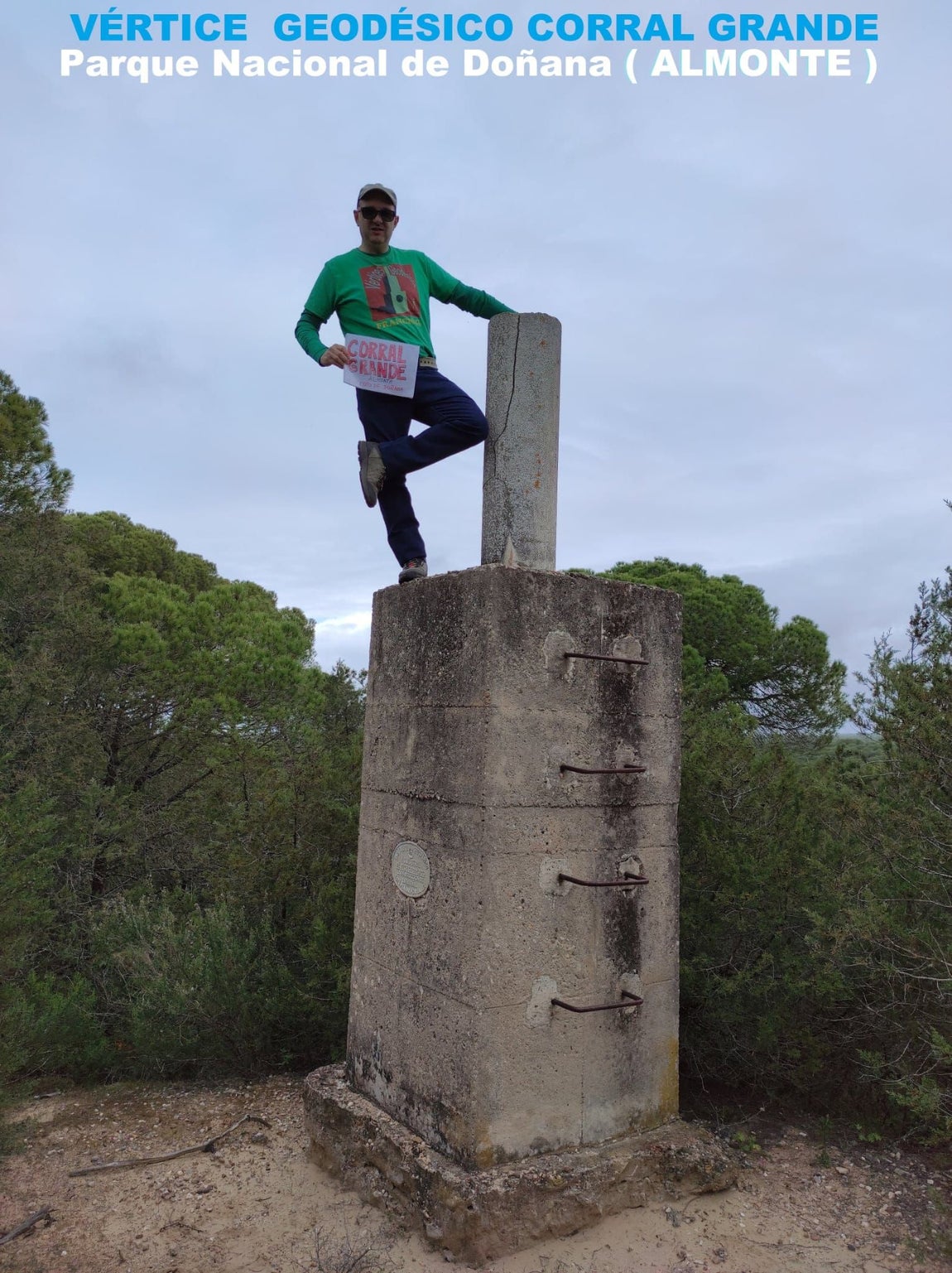 Huelva, a través de sus vértices geodésicos