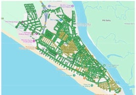 Las luminarias que se van a renovar en Punta Umbría