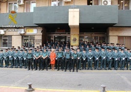 Seguridad «de paso»: casi un centenar de alumnos de la Guardia Civil y 20 policías en prácticas recalan en Huelva