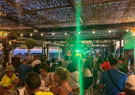 Concierto en el chiringuito El Loro de Punta Umbría el pasado 7 de julio