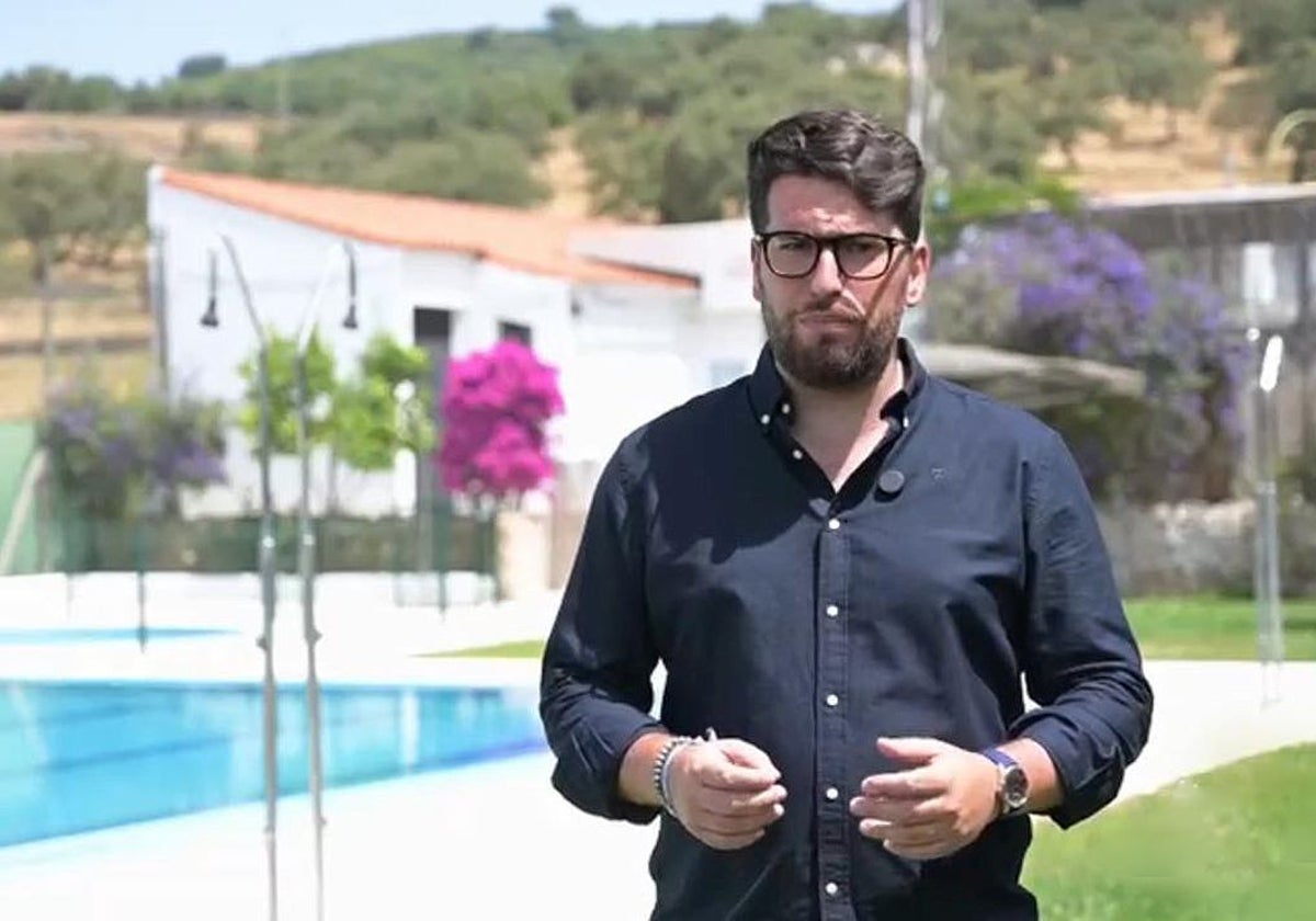Mario Domínguez, alcalde de Higuera de la Sierra