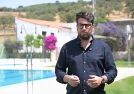 Mario Domínguez, alcalde de Higuera de la Sierra