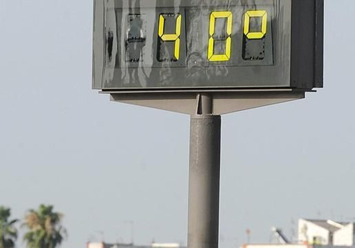 Este fin de semana parte de la provincia alcanzará los 40 ºC