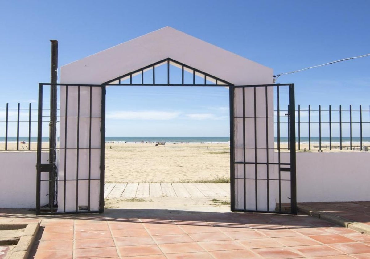 La playa del Albergue de Punta Umbría
