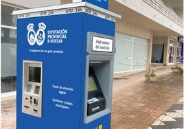 La Diputación adjudica la instalación y mantenimiento de 38 cajeros en pequeñas poblaciones de Huelva