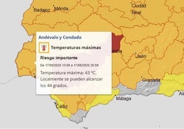 Huelva encadena otro día bajo aviso naranja por temperaturas de hasta 44ºC