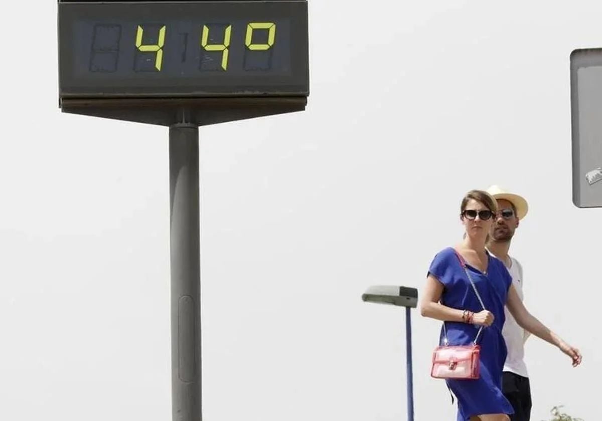 En algunos puntos de la provincia podrían superarse los 44 ºC