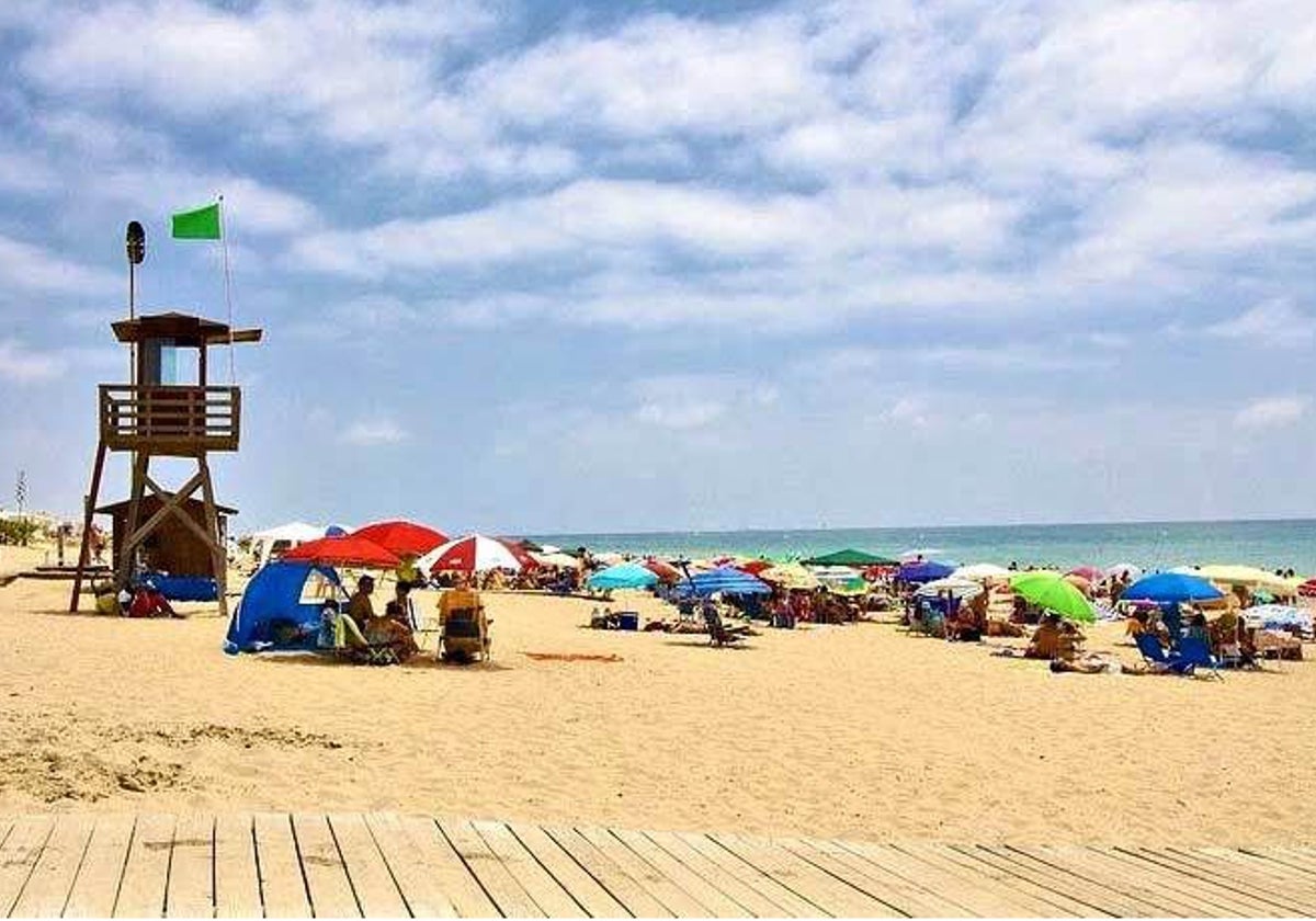 Imagen de archivo de las playas de Punta Umbría
