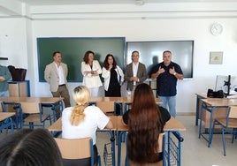 El delegado de Educación ha inaugurado oficialmente el curso de Secundaria en Huelva