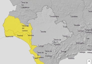 Las tan esperadas lluvias llegarán a la provincia de Huelva: aviso amarillo para la jornada de este domingo