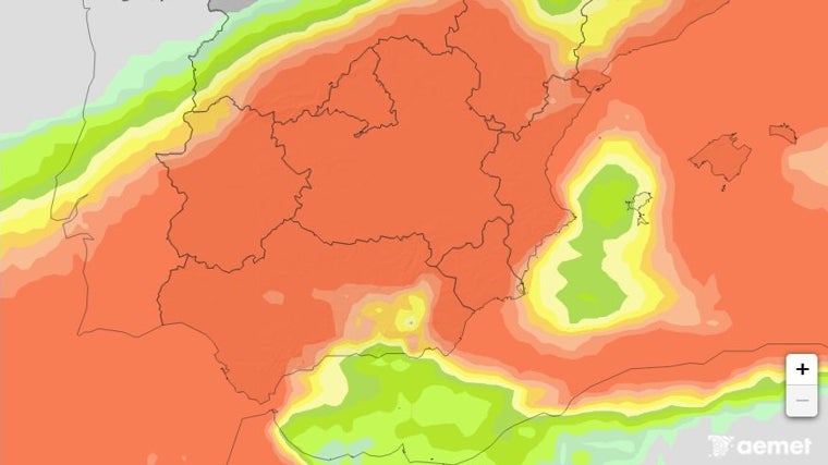 El acumulado de precipitaciones que se espera para la próxima semana