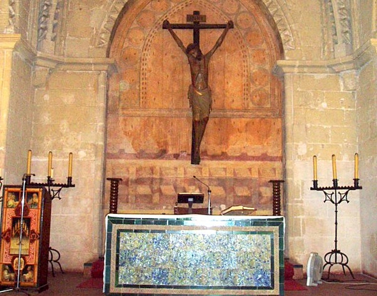 Presbiterio de la iglesia del Monasterio de la Rábida.