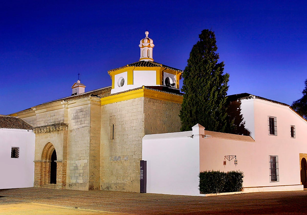 Vista exterior del Monasterio de La Rábida, en la provincia de Huelva