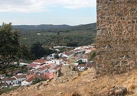 Vista de Cala desde el castillo