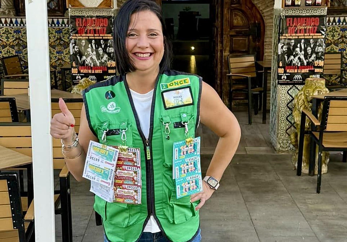 La vendedora que ha repartido suerte en Punta Umbría