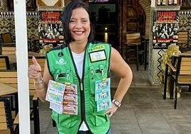 La vendedora que ha repartido suerte en Punta Umbría