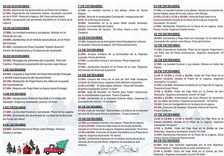 La llegada de los Reyes Magos en barco desde Portugal y los conciertos de Paco Candela y Tamara sobresalen en la Navidad de Ayamonte