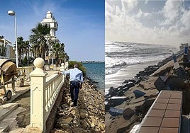 El Estado sale en auxilio del paseo de Isla Cristina mientras al de Matalascañas lo engulle poco a poco el mar