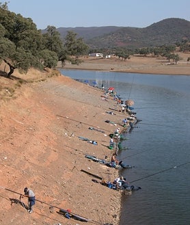 Imagen secundaria 2 - Vista de Corteconcepción y el pantano de Aracena