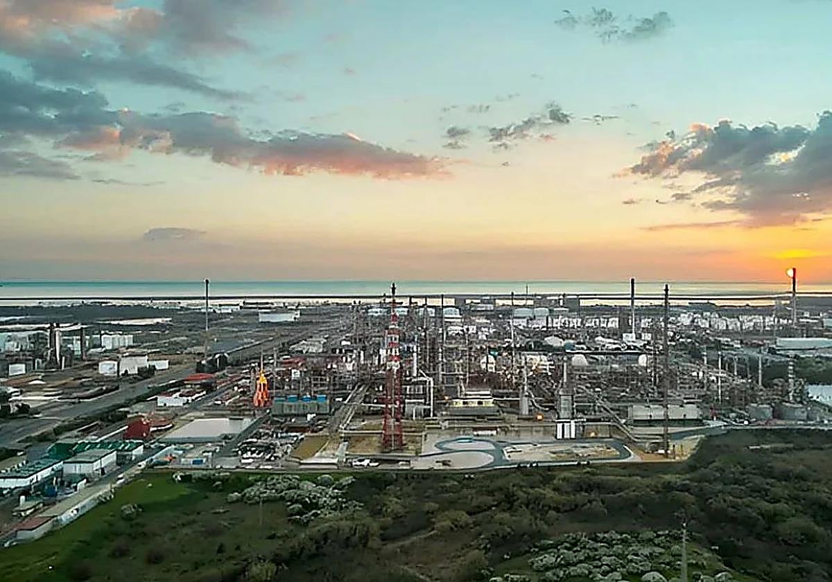 Vista del parque energético de La Rábida