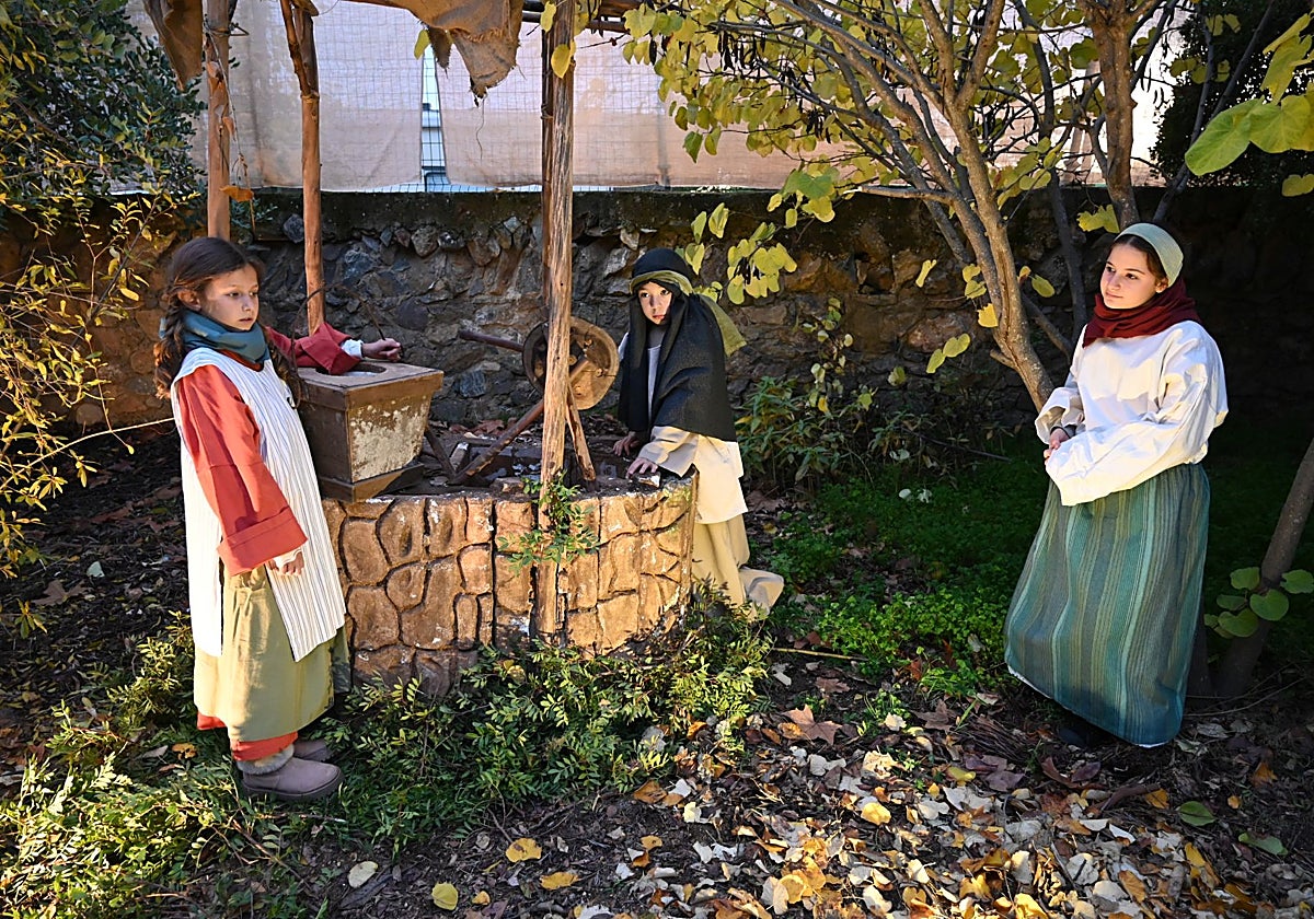El tradicional Belén Viviente de Higuera de la Sierra lució una espectacular escenografía