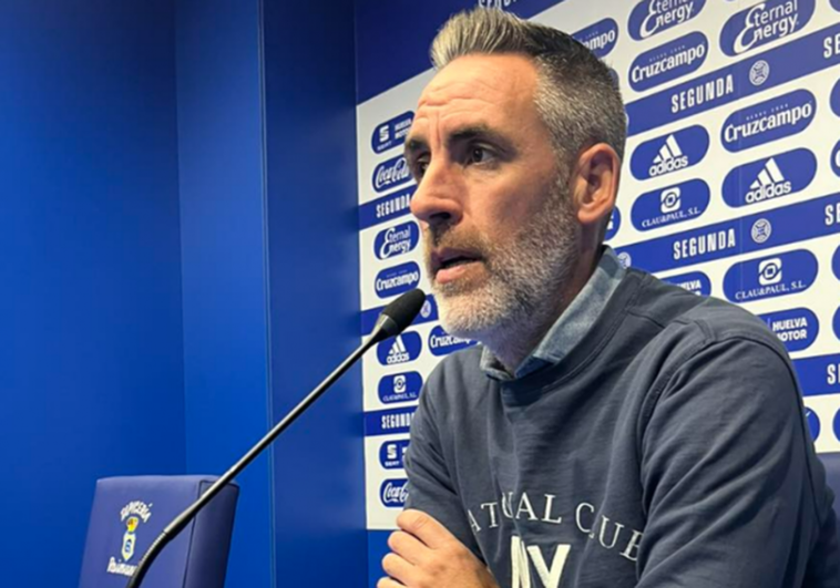 Abel Gómez en una rueda de prensa