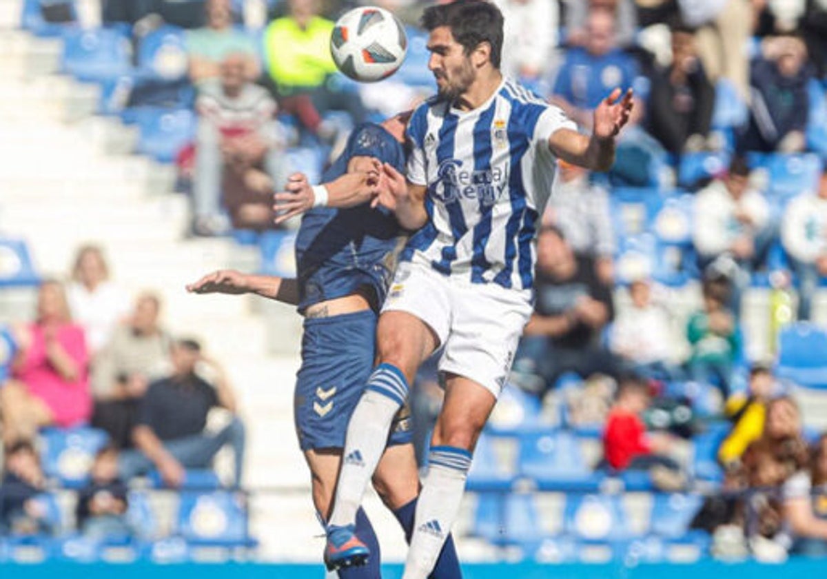 Bernardo Cruz durante un partido de esta temporada