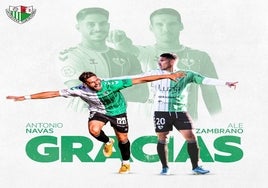Antonio Leal ficha por la Ponferradina y el Antequera se despide de Ale Zambrano y  Navas