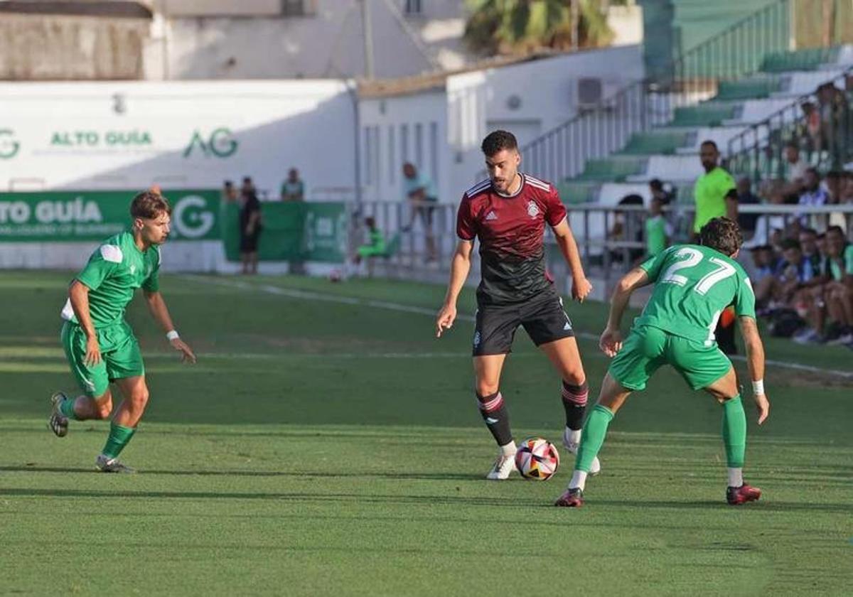 Imagen del amistoso del Recreativo ante el Atlético Sanluqueño