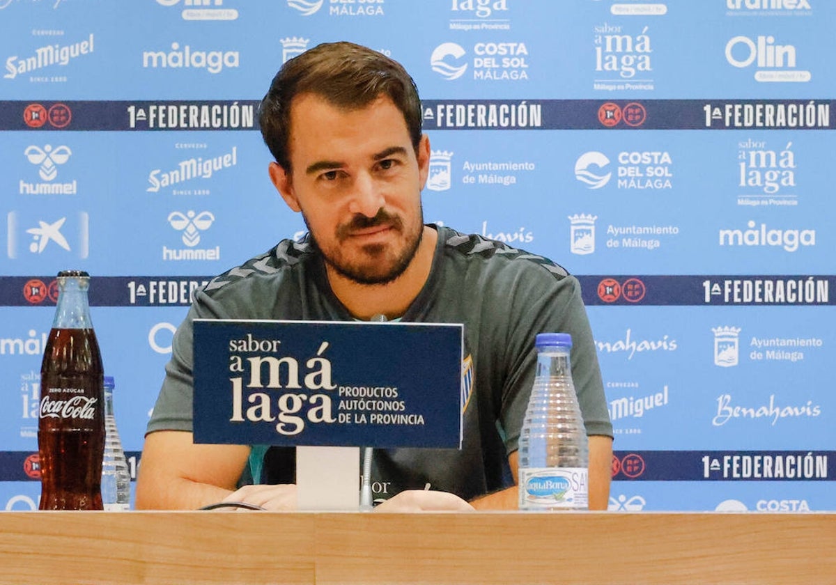 Manolo Sánchez este viernes en rueda de prensa