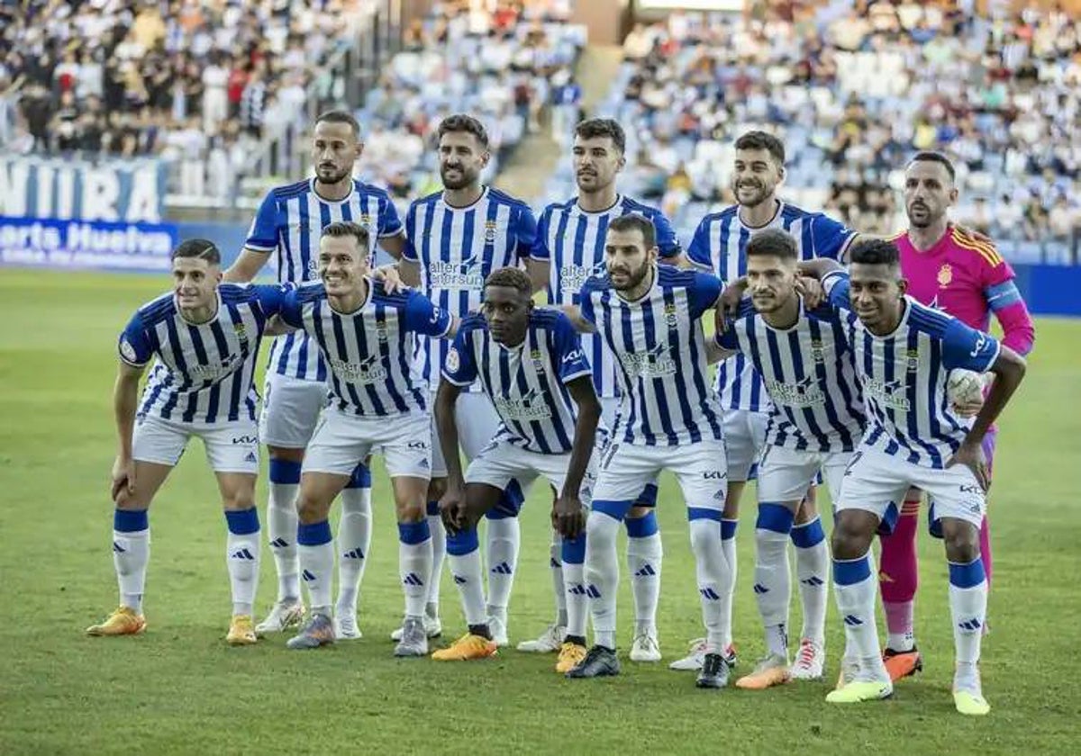 Alineación del Recreativo esta temporada