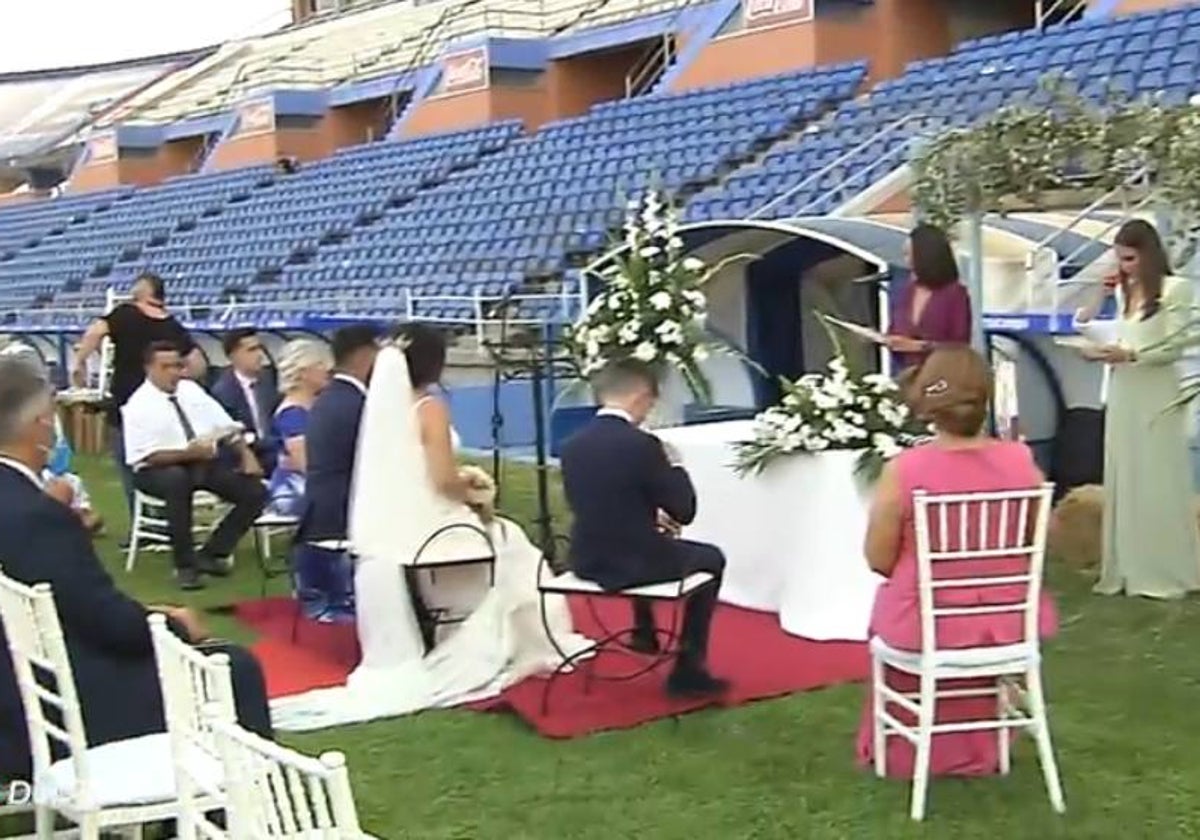 Imagen de archivo de una boda en el Nuevo Colombino