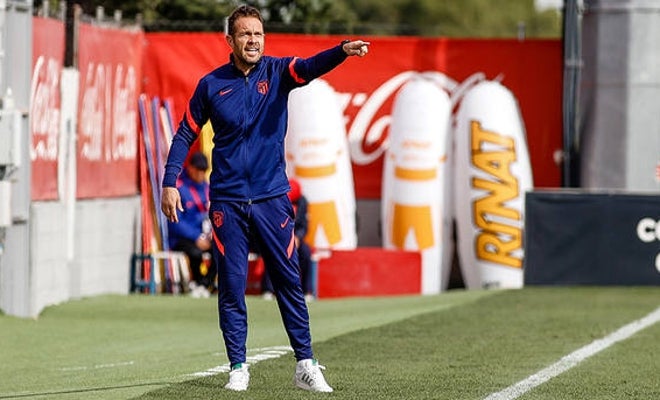 Luis García Tevenet, entrenador del Atlético de Madrid B