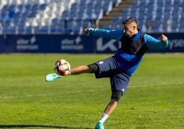 Antonio Domínguez será baja en el Málaga-Recreativo: ¿Quién le sustituirá?