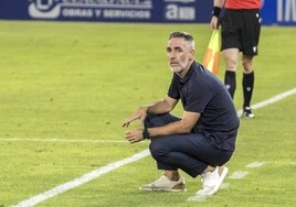 Abel Gómez, sin enfados: «No recibimos los goles en jugada y en la primera parte tuvimos más ocasiones que el Málaga»