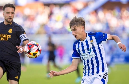 Las mejores imágenes del triunfo del Recreativo con el Real Madrid Castilla