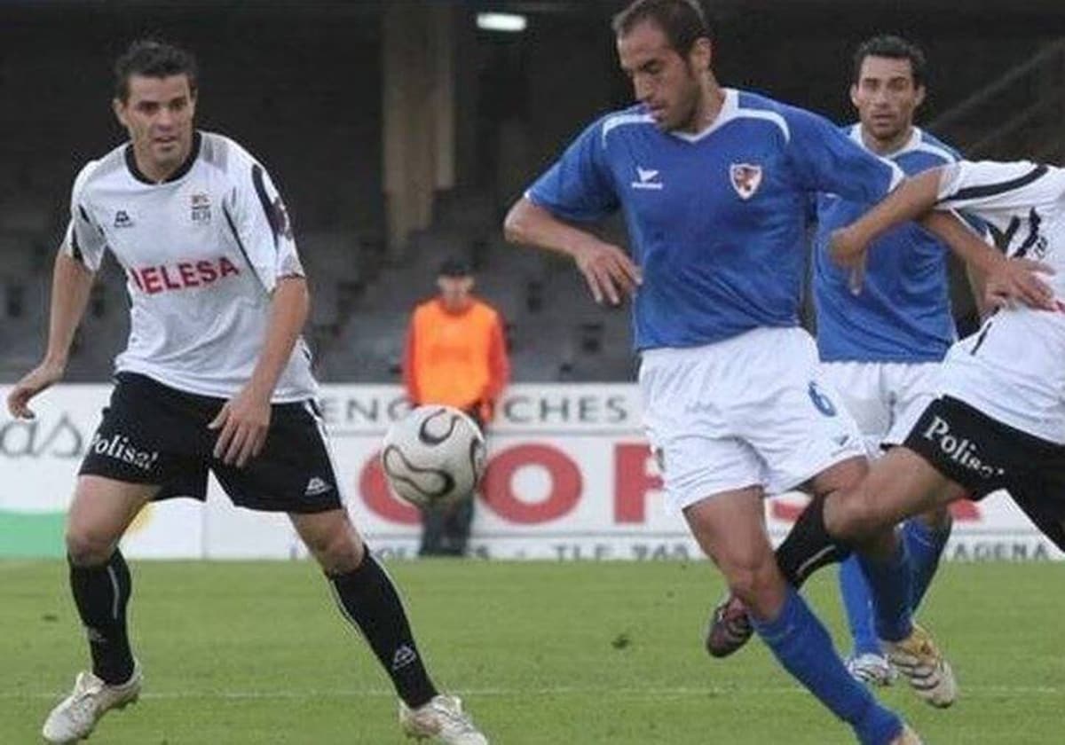 Romerito en su etapa como futbolista del Linares Deportivo