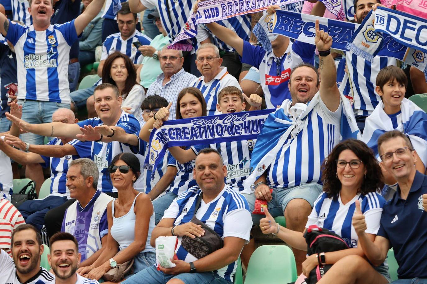 Todas las imágenes que ha generado la visita del Recreativo al filial del Betis